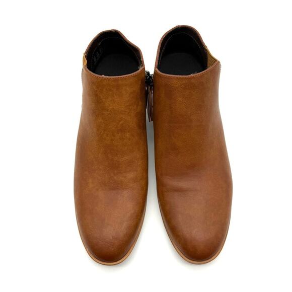 Soul Naturalizer Respect Zipper Bootie Gingerbread Brown Cognac 8 - Picture 3 of 11